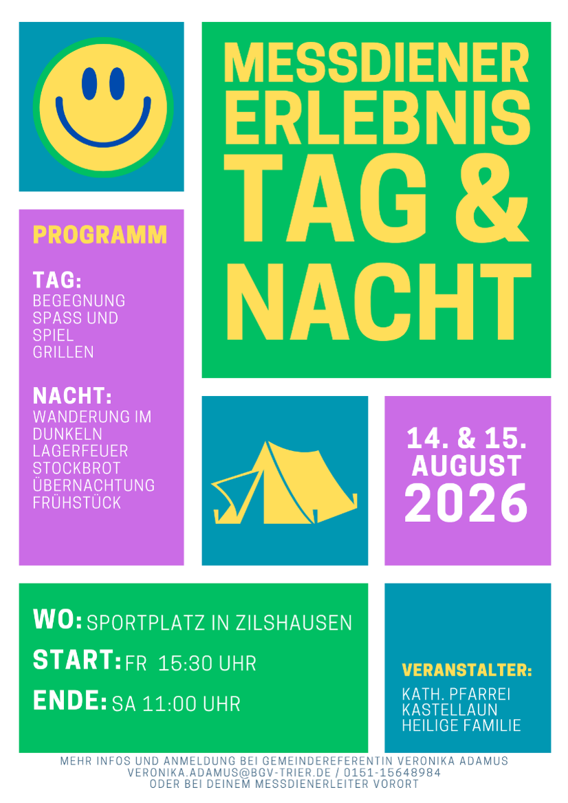 Info Messdienererlebnistag