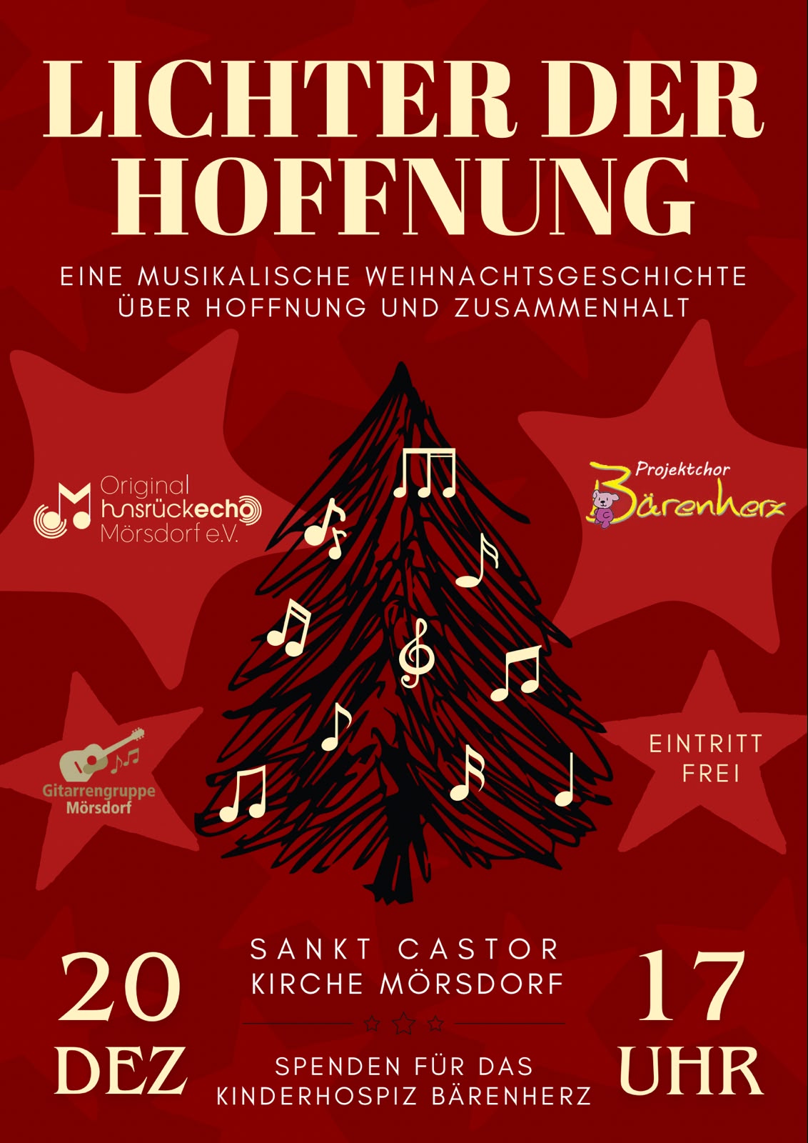 Lichter der Hoffnung Einladung zum Weihnachtskonzert