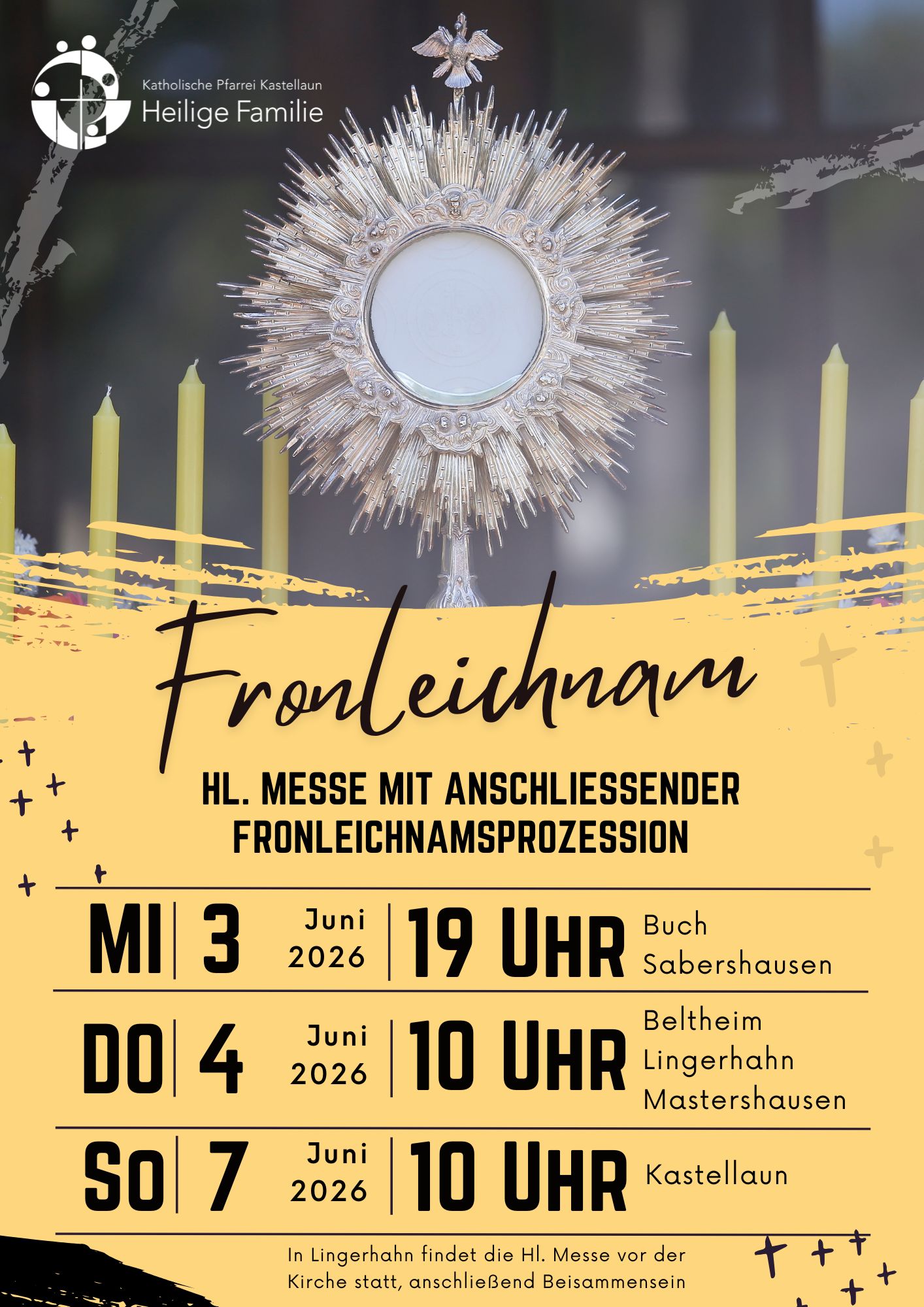 Plakat Fronleichnam 2026