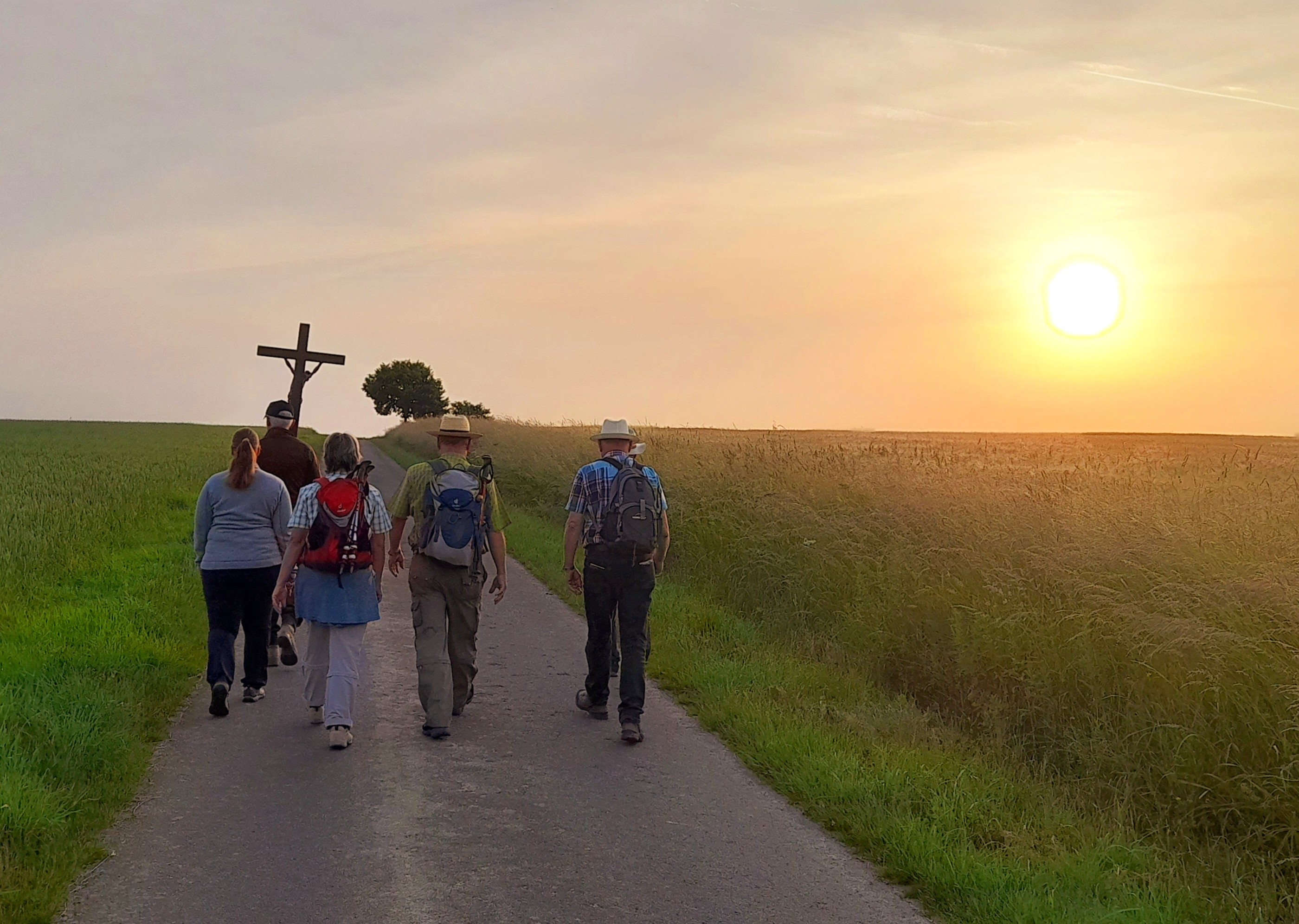 Start frühmorgens in Dommershausen